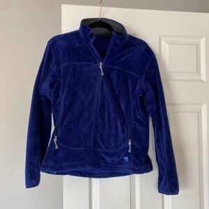 Mountain Hardwear women's blue fleece jacket, size S